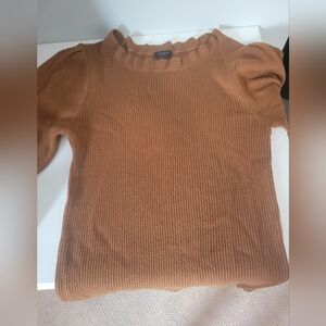 Burnt orange medium sweater blouse